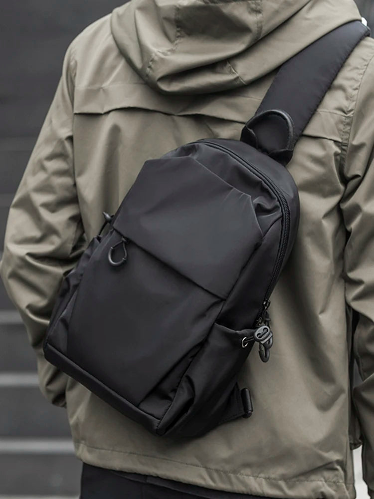 Wasserdichte Oxford-Umhängetasche für Herren – Lässiger Sport-Schulterrucksack & Messenger-Stil
