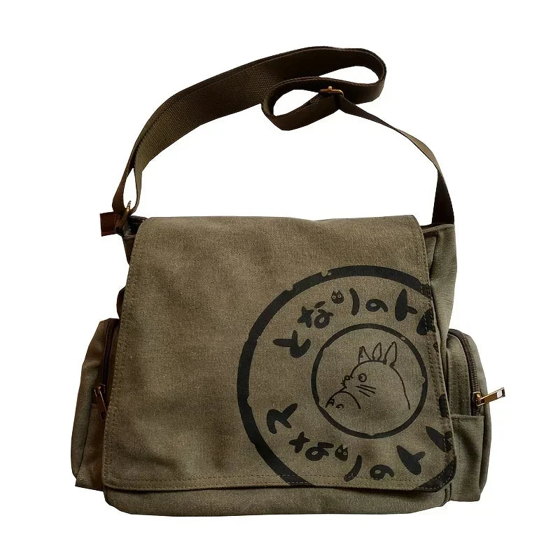 Bedruckte Canvas-Handtasche für Damen – Umhängetasche für den täglichen Gebrauch und auf Reisen