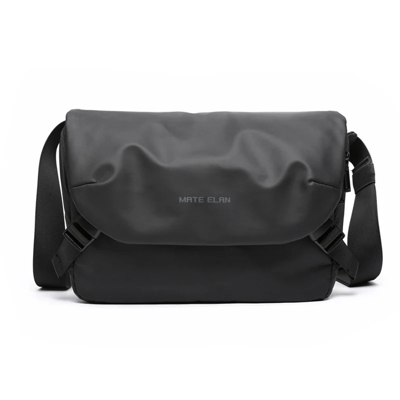 Stilvoller Minimalismus, wasserdichte Umhängetasche für Herren, Laptop, Messenger-Tasche, einfache, lässige Reise-Schultertasche aus Nylon für Männer, Schultasche