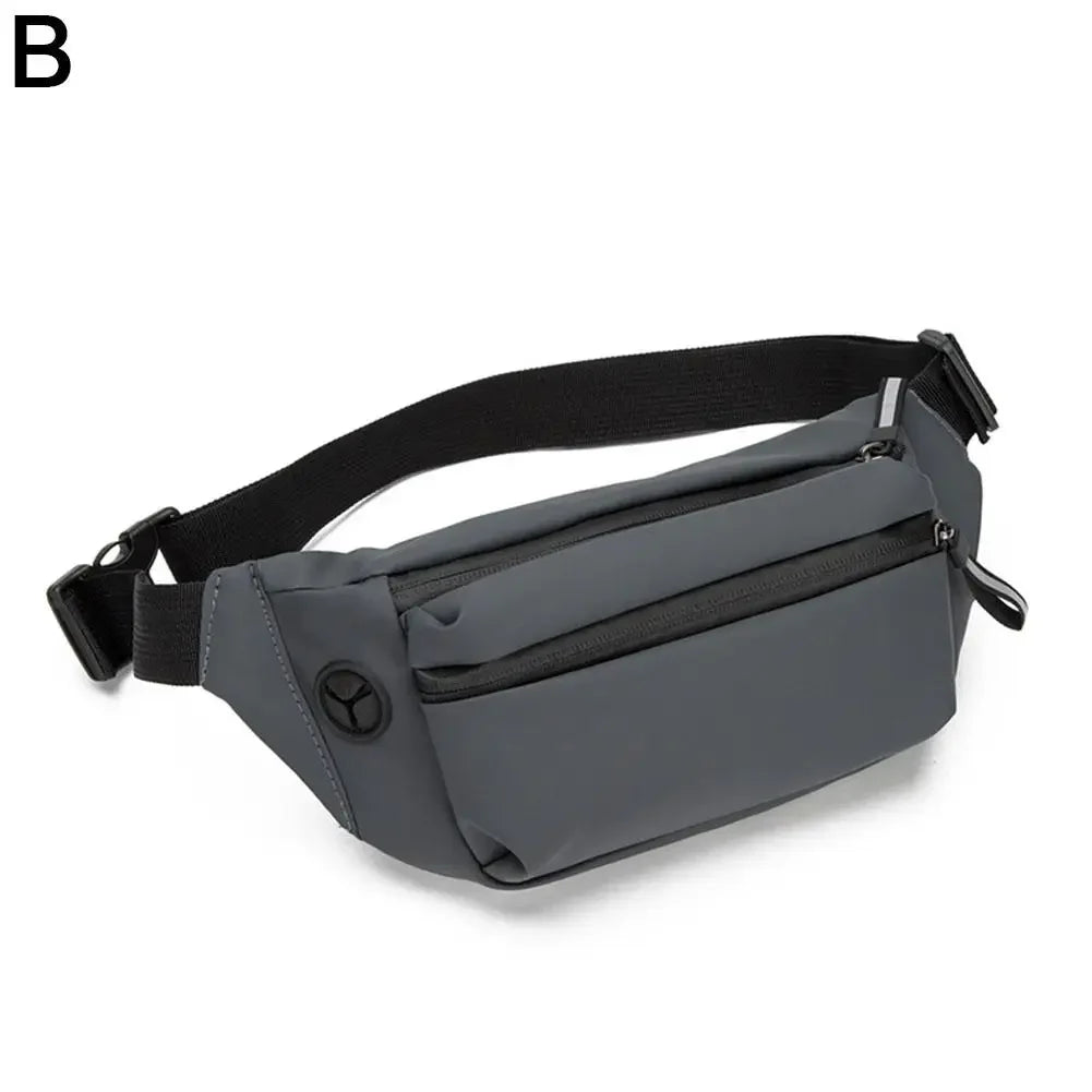 Wasserdichte Unisex-Gürteltasche – Verstellbare Gürteltasche mit mehreren Fächern für Reisen und Outdoor