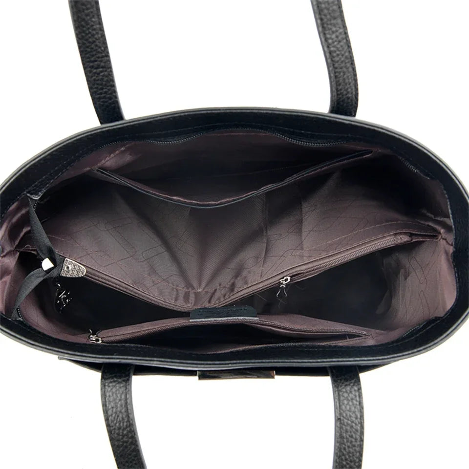 Damenhandtasche aus weichem PU-Leder – Stilvolle Umhängetasche für den täglichen Gebrauch, die Arbeit und Reisen