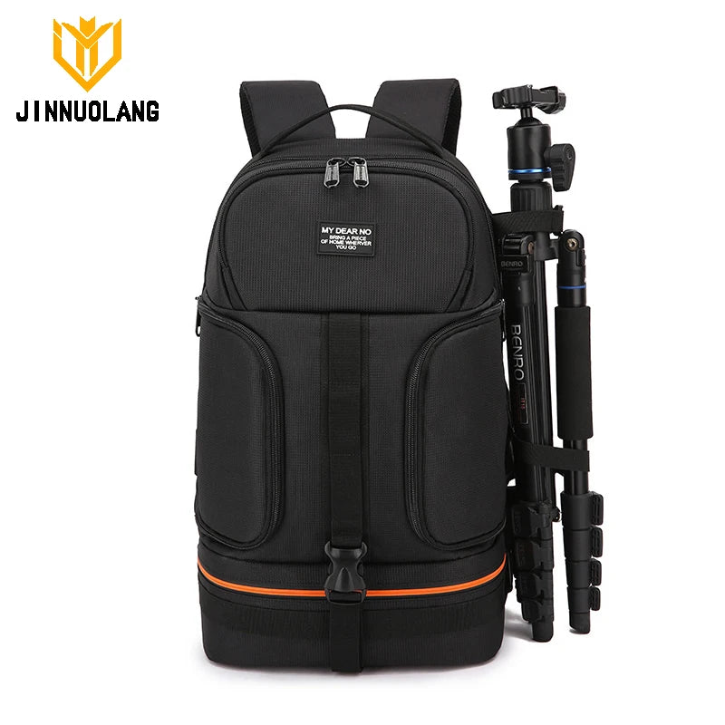 Großer wasserdichter DSLR-Kamera-Rucksack – Oxford-Outdoor-Tasche mit 15,6-Zoll-Laptopfach für Canon und Nikon