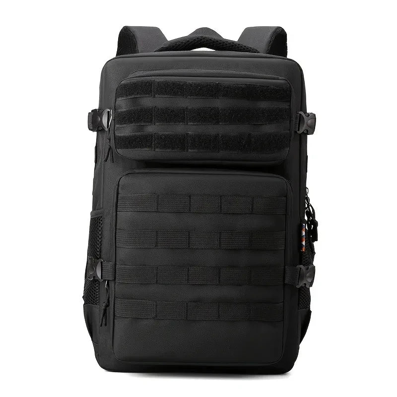 Men’s Tactical Hyrox Backpack – Camouflage Large Capacity Multi-Layer Outdoor Hiking & Camping Bag