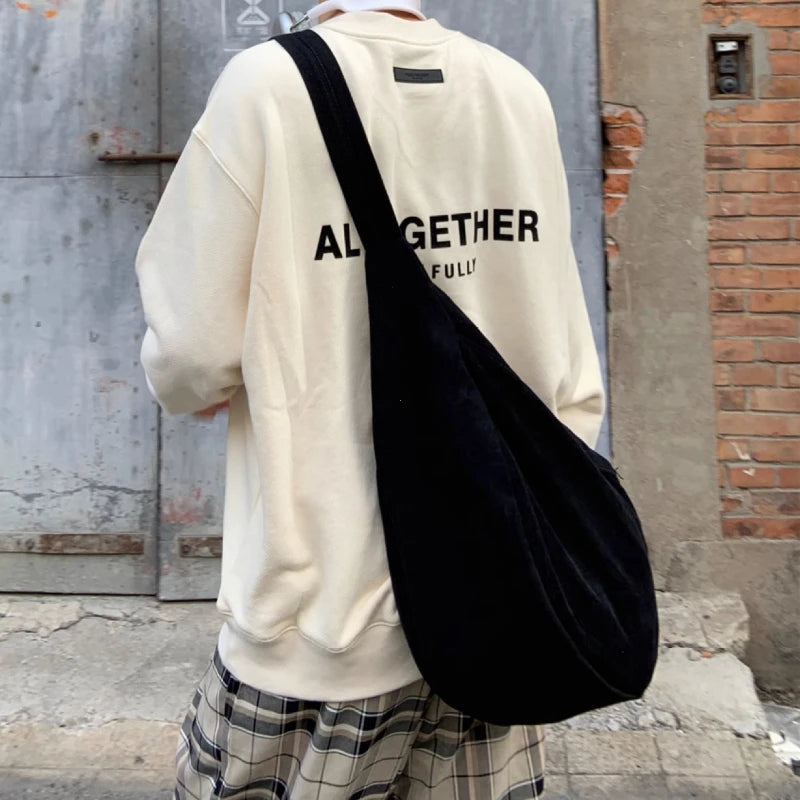 Retro Dumpling Umhängetasche – Unisex-Umhängetasche mit großem Fassungsvermögen für Herbst/Winter