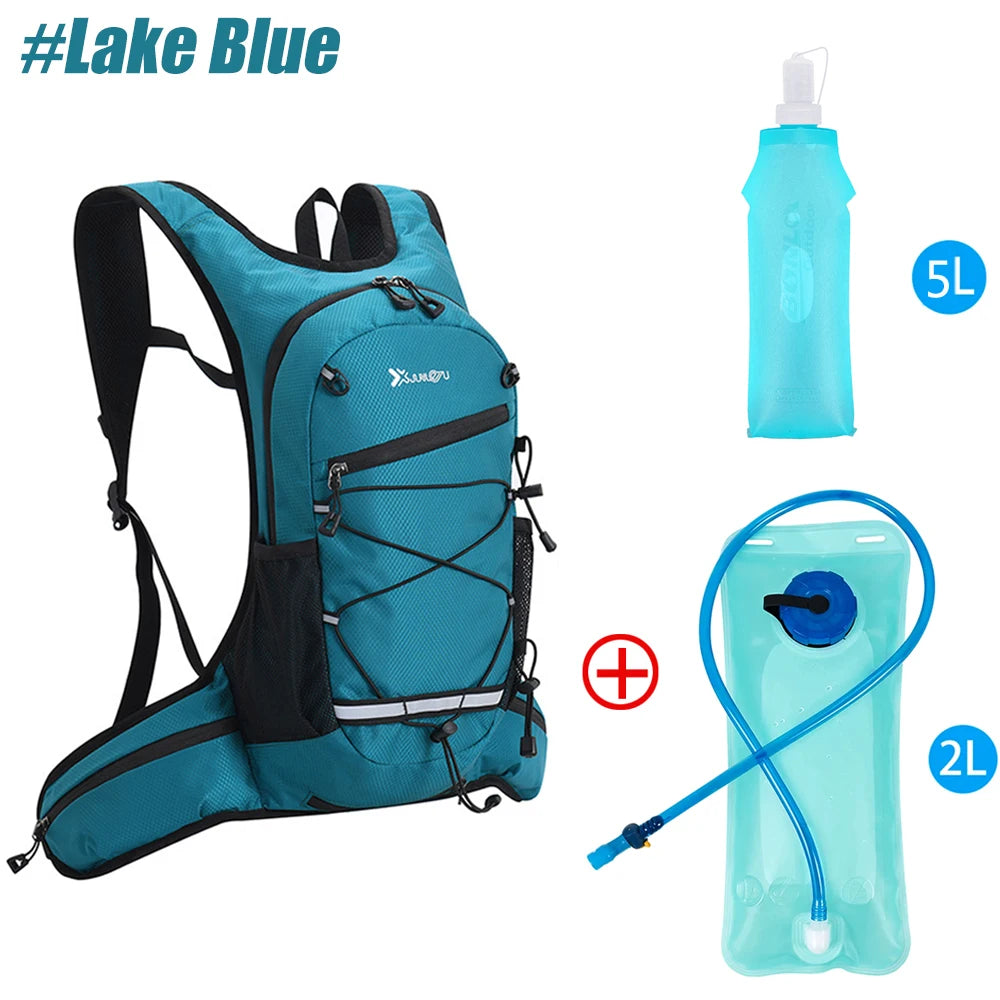 Atmungsaktive Trailrunning-Weste mit 500-ml-Wasserflasche – Leichter Trinkrucksack für Joggen, Radfahren und Marathons