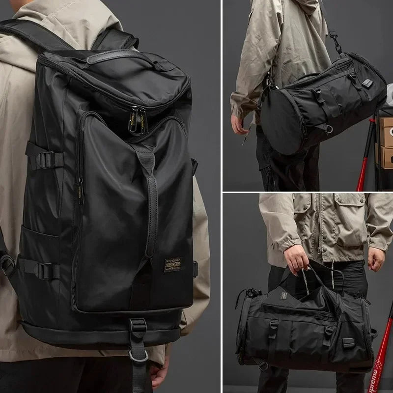 Wasserdichter Reiserucksack für Unisex – Große Outdoor-Umhängetasche für Wandern, Fitnessstudio, Sport und Wochenendausflüge