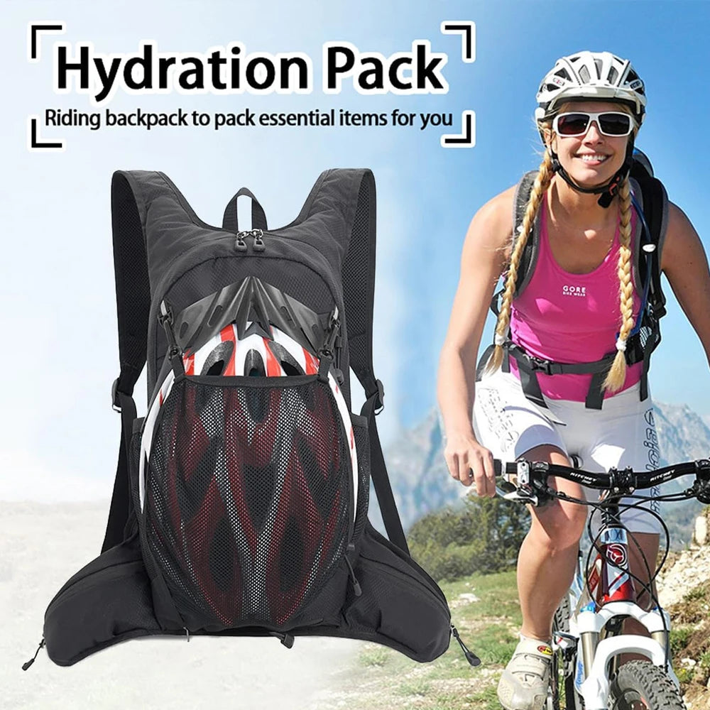 Atmungsaktive Trailrunning-Weste mit 500-ml-Wasserflasche – Leichter Trinkrucksack für Joggen, Radfahren und Marathons