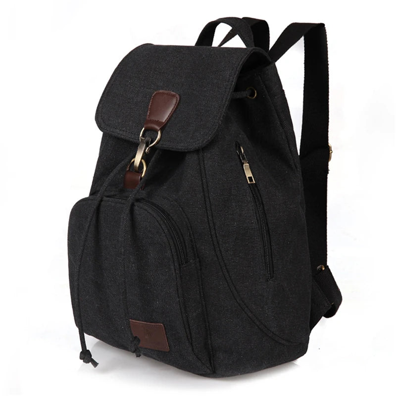 Women’s Canvas Laptop Backpack – Vintage Style Travel Bag for Work, School & Daily Use