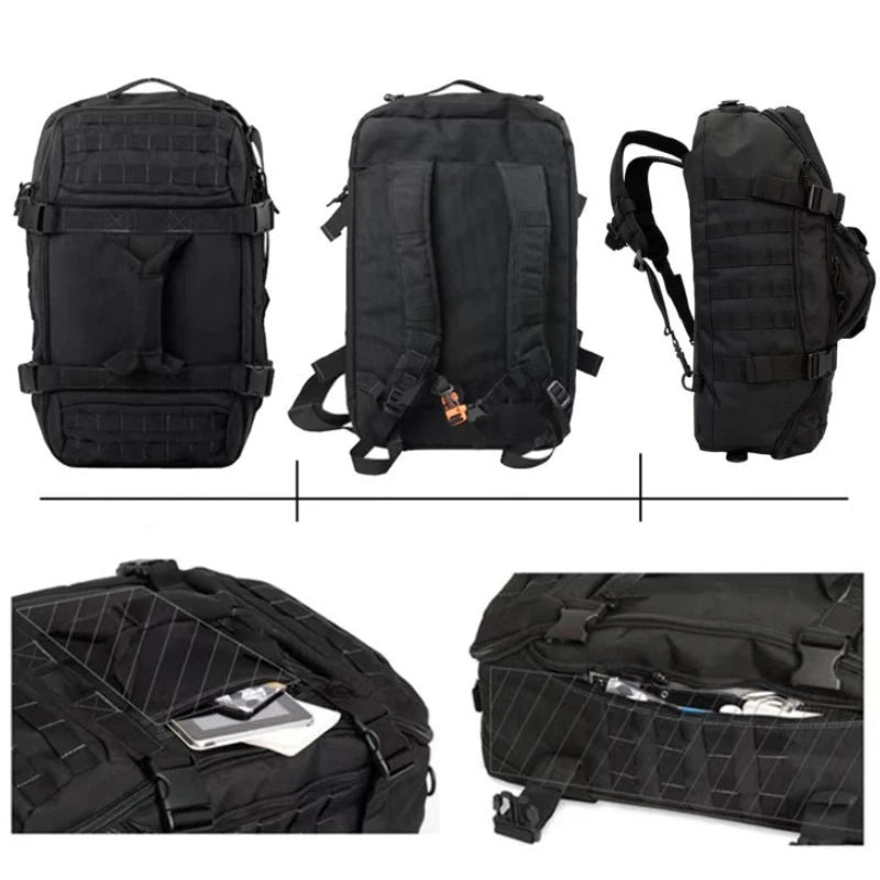 Oulylan 45L Outdoor Tactical Backpack Duffle – Wasserdichte Reise- und Abenteuertasche für Camping und Wandern
