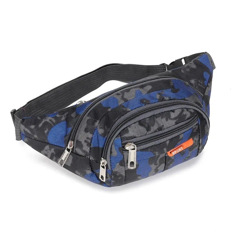Unisex Large Capacity Waist Bag Multifunctional Anti Splash Wear-resistant
