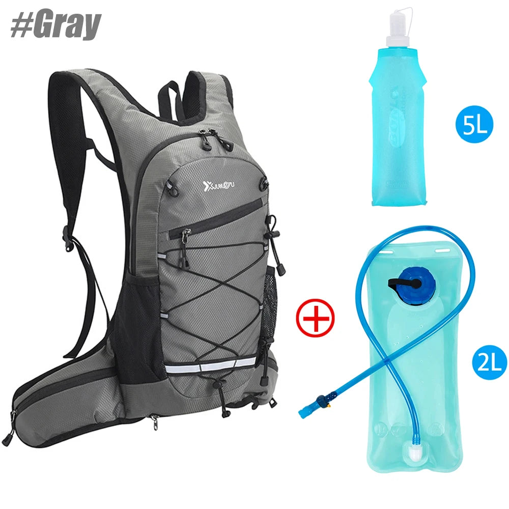 Atmungsaktive Trailrunning-Weste mit 500-ml-Wasserflasche – Leichter Trinkrucksack für Joggen, Radfahren und Marathons