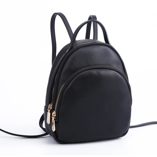 Miniatur-Rucksack für Damen – Süße Reisetasche aus PU-Leder und modische Umhängetasche