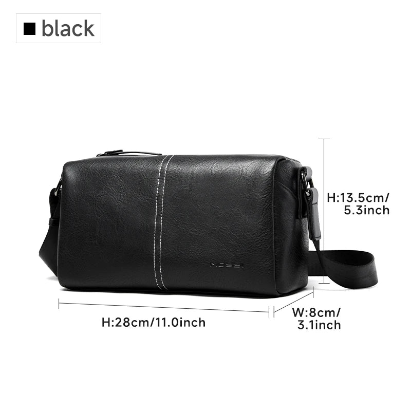 Wasserdichte Messenger Bag für Herren – Multifunktionale Umhängetasche mit großem Fassungsvermögen für Schule, Reisen und den Geschäftsalltag