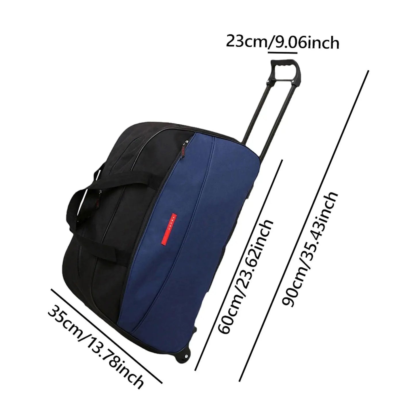 Reisetasche mit Rollen – Reisetasche für Strand, Sport und Wochenendausflüge
