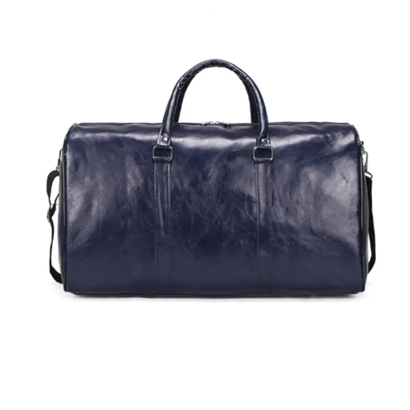 Independent Reisetasche aus PU-Leder für Herren – Schulterhandtasche mit großem Fassungsvermögen und Reißverschluss