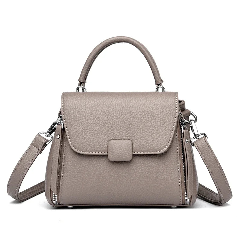 Hochwertige Umhängetasche aus Leder für Damen – Elegante und langlebige Handtasche für Arbeit, Reisen und den täglichen Gebrauch