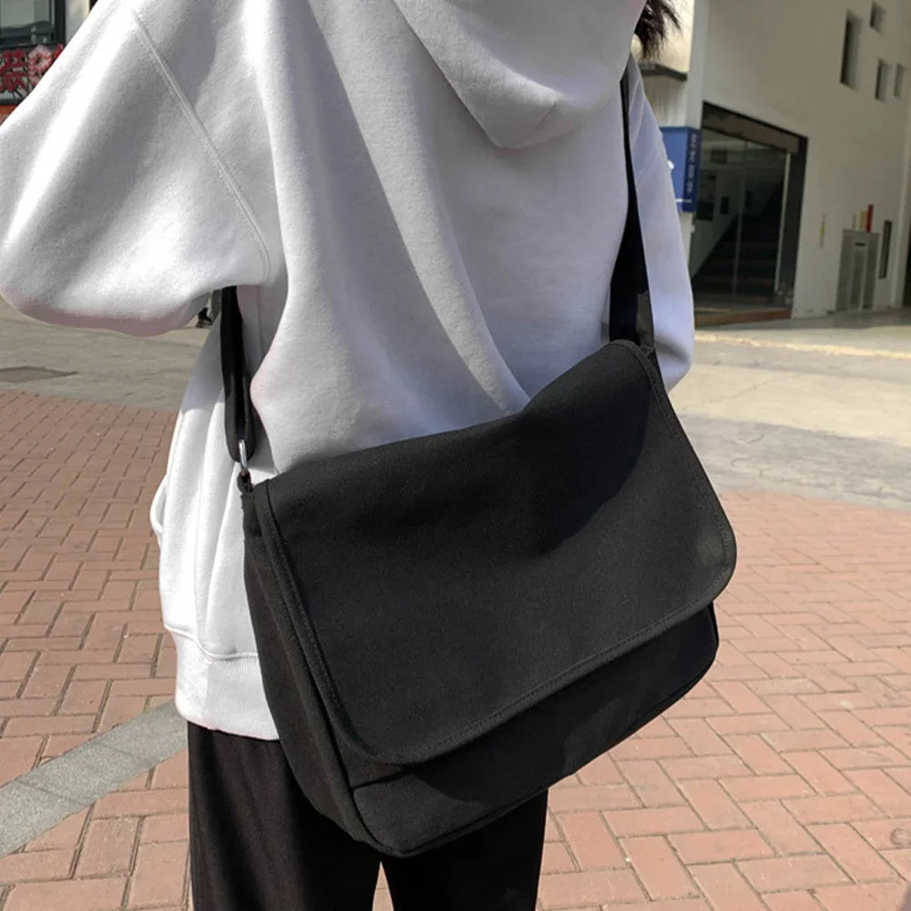Crossbody Bags Women Canvas Casual Shoulder Bag Large Capacity