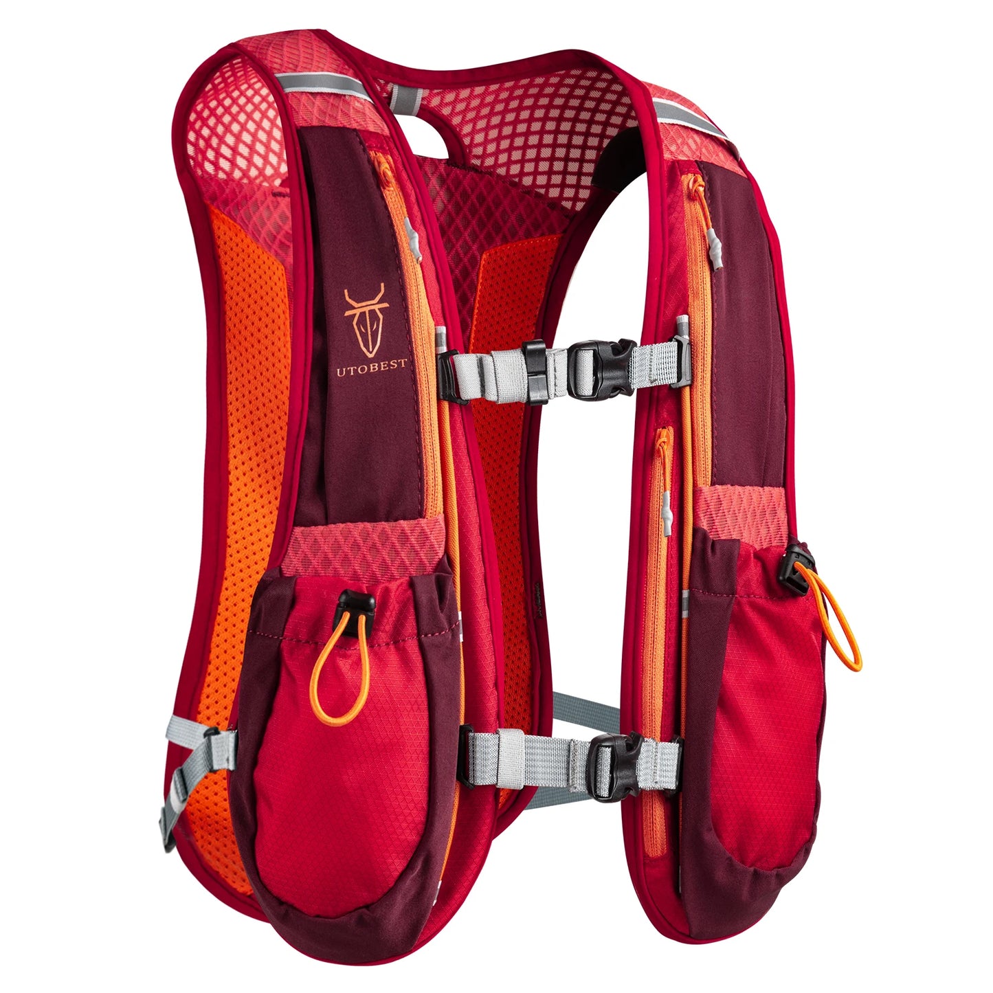 UTOBEST 5L Ultraleichte Lauf-Trinkweste – Atmungsaktiver Trail-Rucksack für Radfahren, Wandern und Marathons