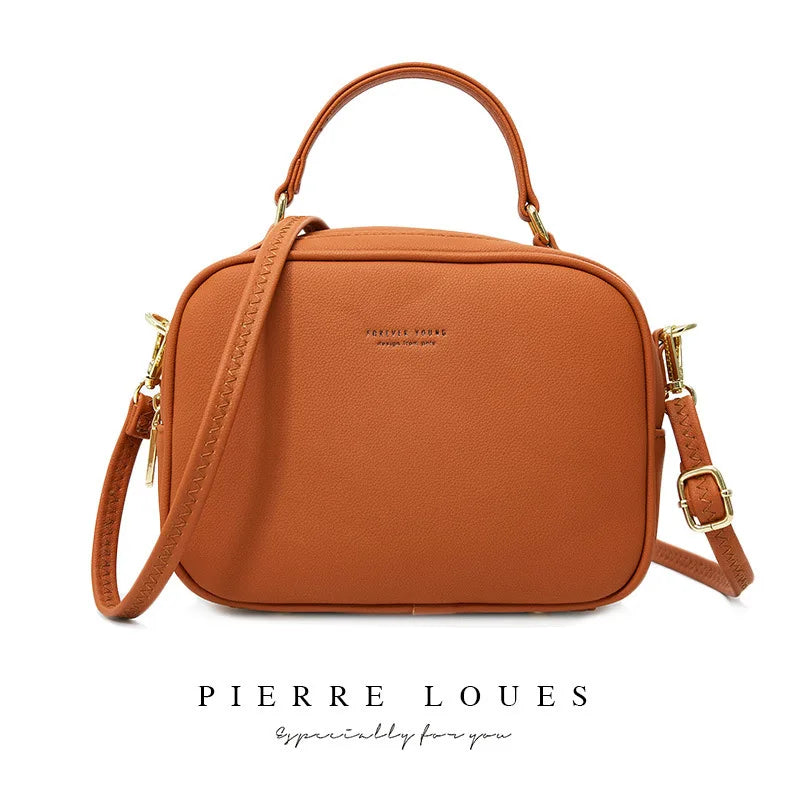 Luxuriöse Designer-Handtasche aus Leder für Damen – Hochwertige Umhängetasche mit großem Fassungsvermögen