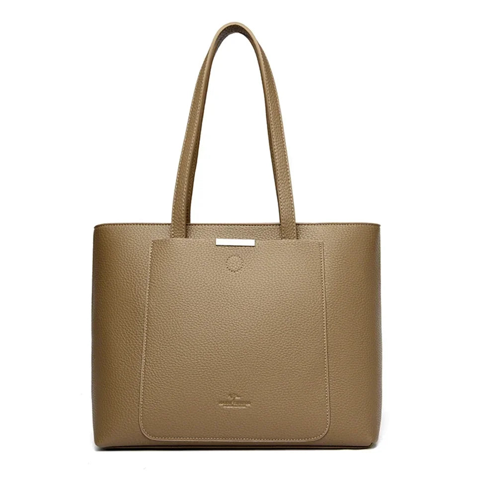 Damenhandtasche aus weichem PU-Leder – Stilvolle Umhängetasche für den täglichen Gebrauch, die Arbeit und Reisen