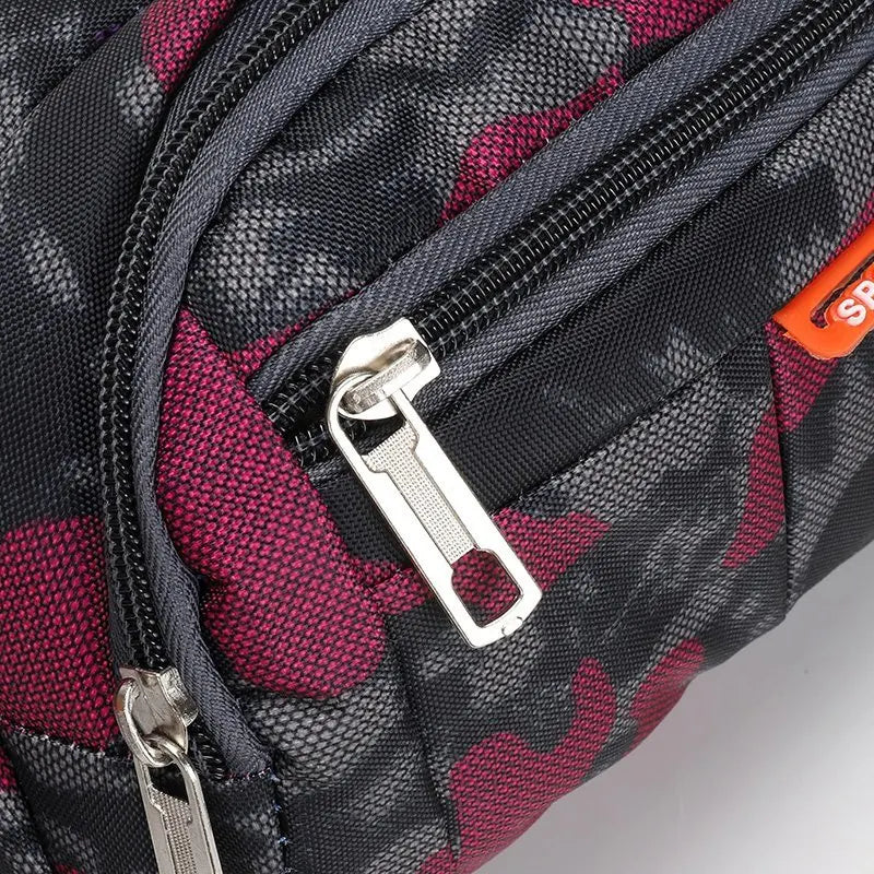 Unisex Large Capacity Waist Bag Multifunctional Anti Splash Wear-resistant