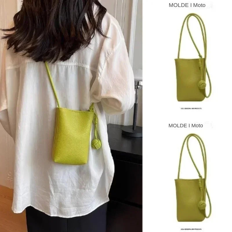 Kleine Umhängetasche aus Leder für Damen – Designer-Handytasche für Reisen, Shopping und den täglichen Gebrauch