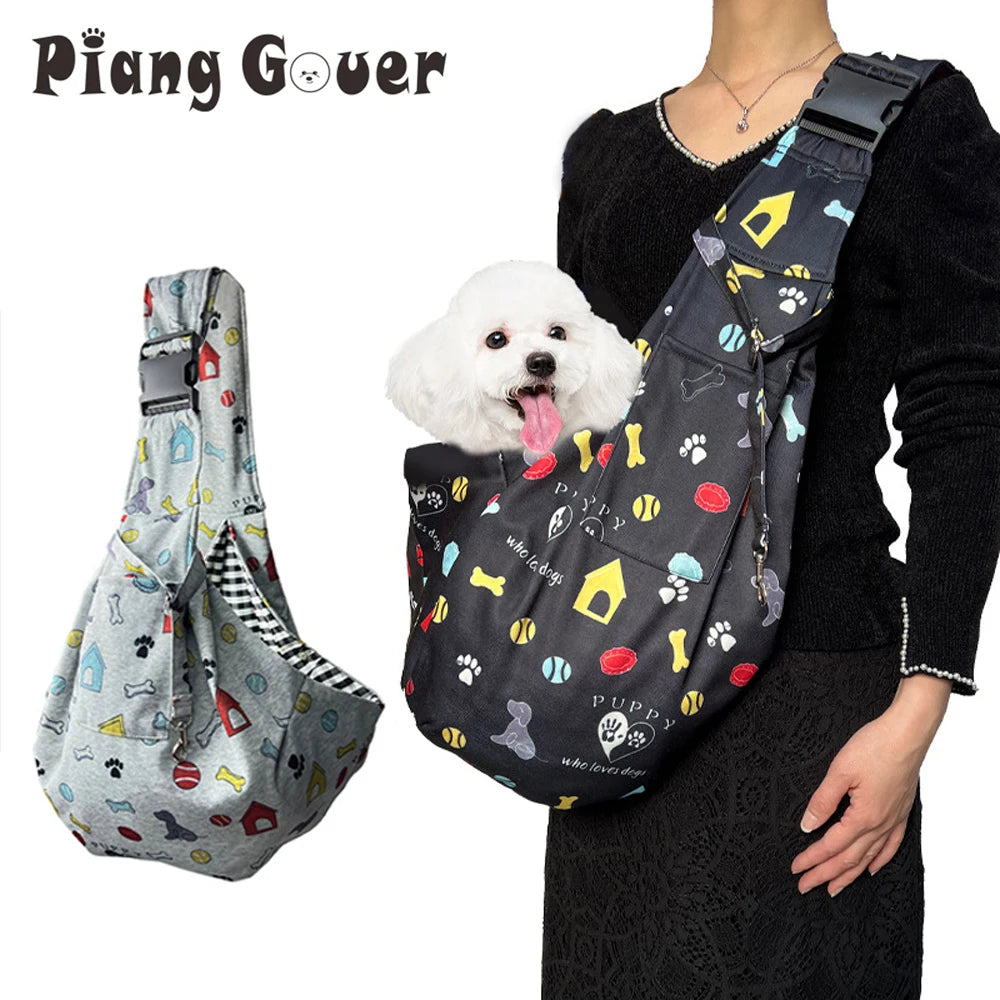 Kleine Hunde- und Katzentragetasche, Reisetasche, Welpen- und Kätzchen-Haustiertasche, atmungsaktiv, weichseitig
