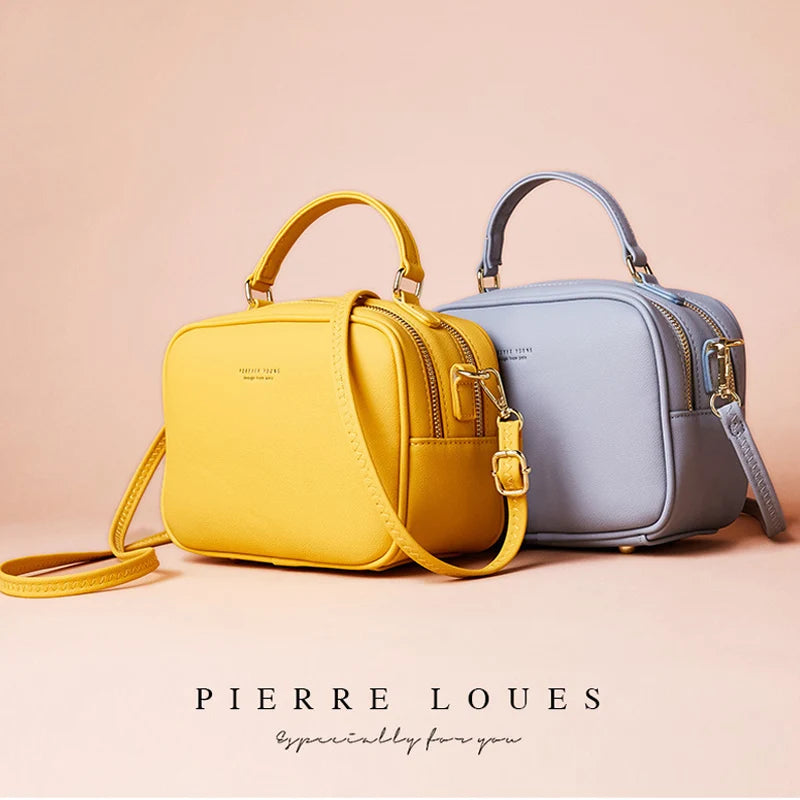 Luxuriöse Designer-Handtasche aus Leder für Damen – Hochwertige Umhängetasche mit großem Fassungsvermögen