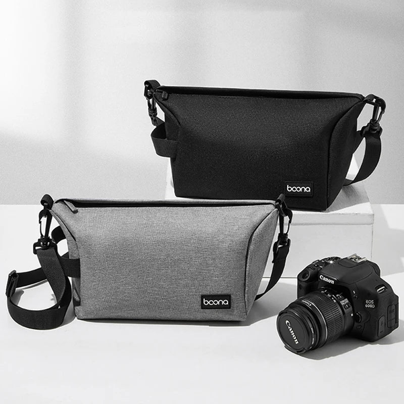 Multifunktionale Umhängetasche für Kameras – Outdoor-Umhängetasche für DSLR, Objektiv und Zubehör, Aufbewahrung für Reisen und Pendeln