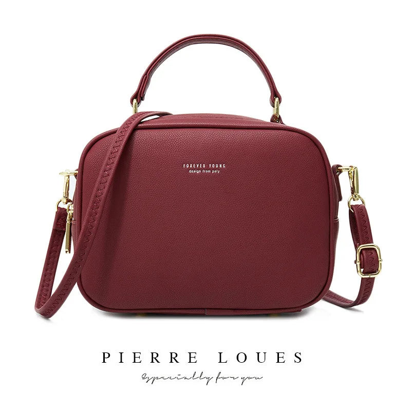 Luxuriöse Designer-Handtasche aus Leder für Damen – Hochwertige Umhängetasche mit großem Fassungsvermögen