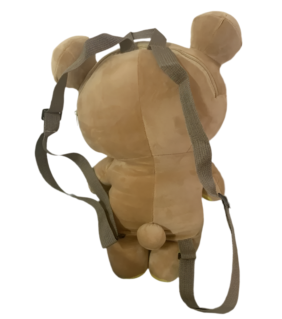 Rilakkuma Plush Backpack – Cute Kawaii Anime Bear Bag for Women, Girls & Kids