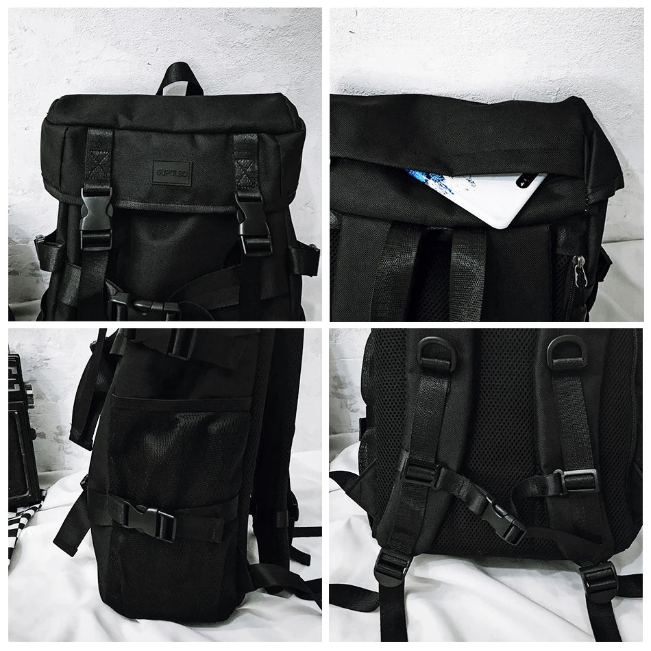 Trendy Skateboard Backpack – School & Leisure Bag for Teenagers and Adults