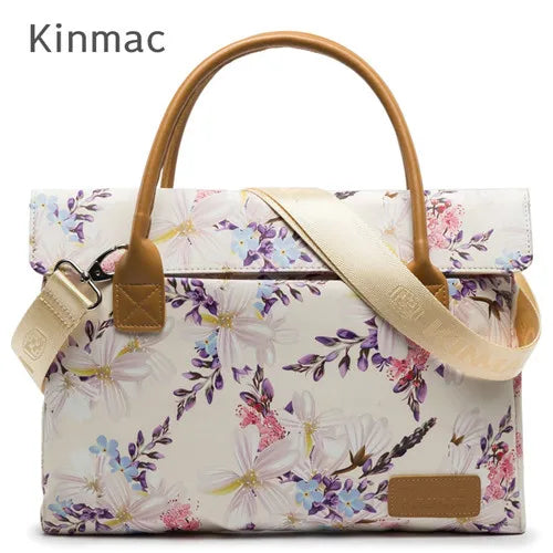Kinmac Waterproof Laptop Bag for Women – Stylish Shoulder Messenger Case for 13.3, 14, 15.4 & 15.6 Inch MacBook Air/Pro & Notebooks