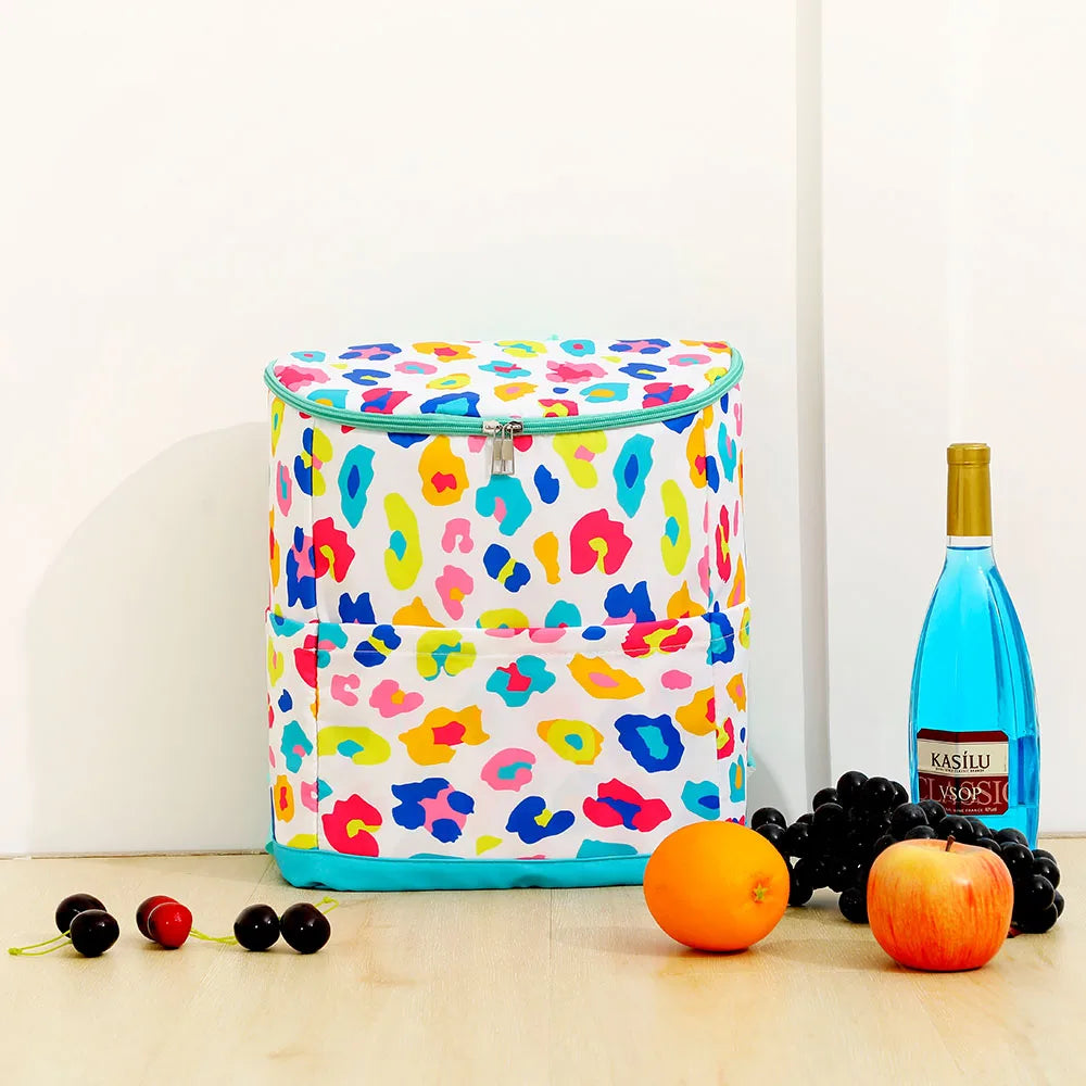 Isolierter Kühlrucksack für Damen – Große wasserdichte Thermo-Lunchtasche, auslaufsicheres Nylon-Design, tragbar für Reisen und Dosen