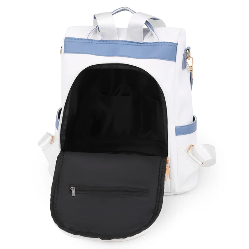 Stylish Women's Nylon Backpack – Lightweight Waterproof Shoulder Bag for Daily Use & Travel