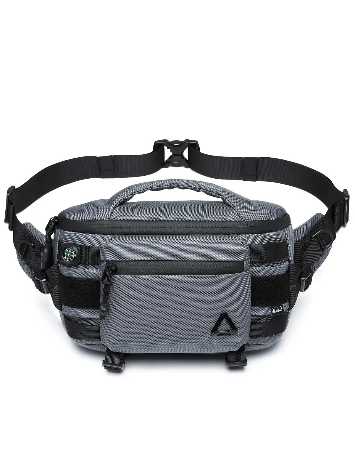 OZUKO Men's Waist Pack Outdoor Multi-functional  Tactical Sports Waterproof