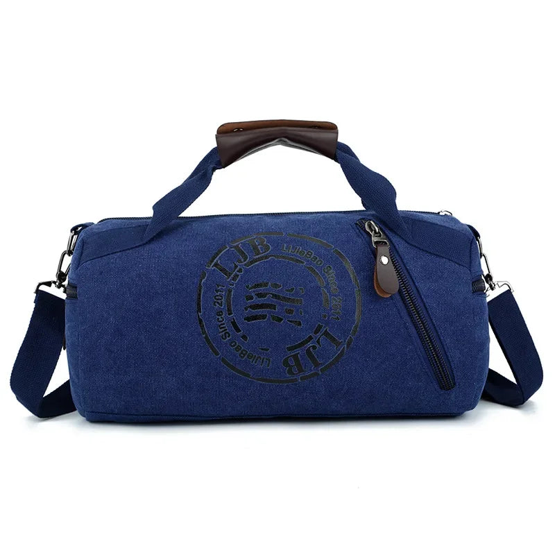 Durable Canvas Gym Duffel Bag – Multifunction Travel & Fitness Handbag for Men & Women