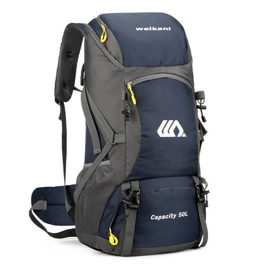 50L wasserdichter Wanderrucksack – Reise- und Campingrucksack mit großem Fassungsvermögen