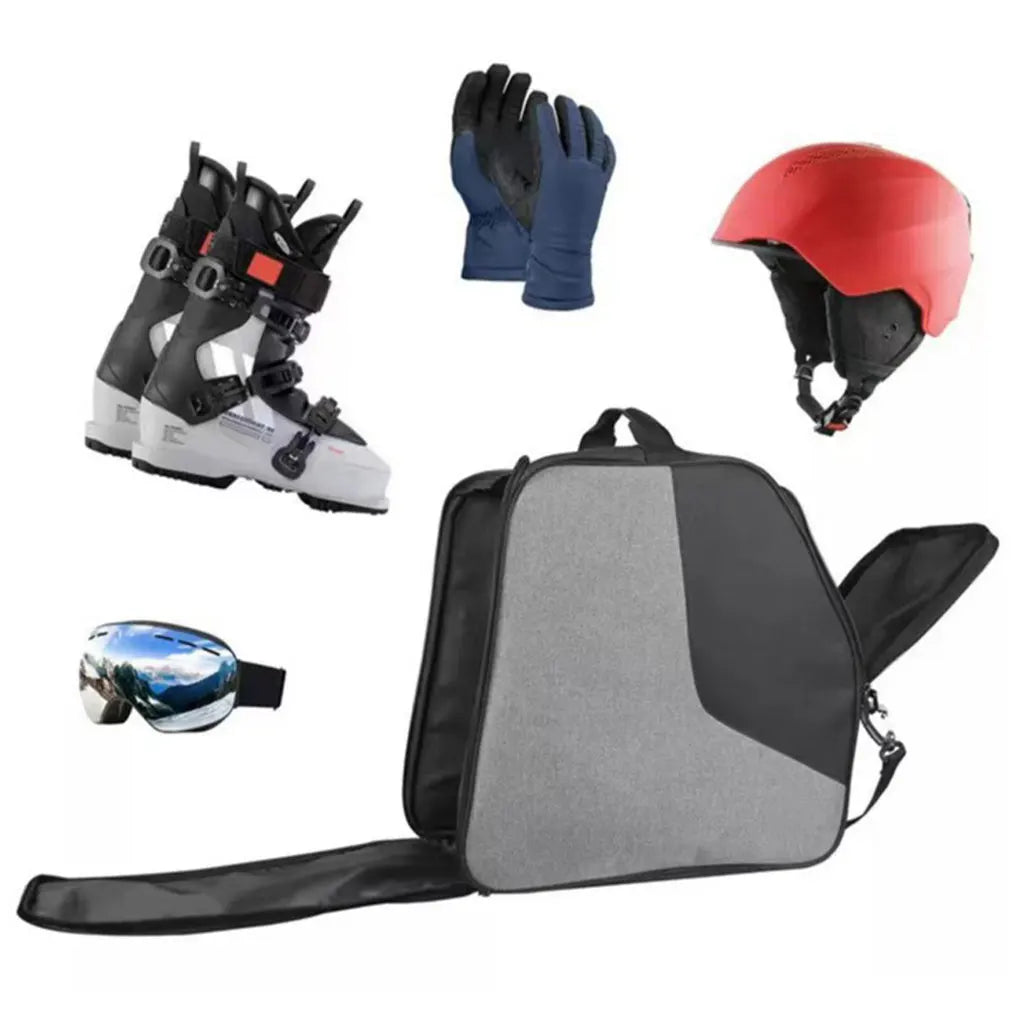 Waterproof Ski Boot Bag – Durable Snowboard & Ski Equipment Backpack for Winter Outdoor Gear and Shoes Storage
