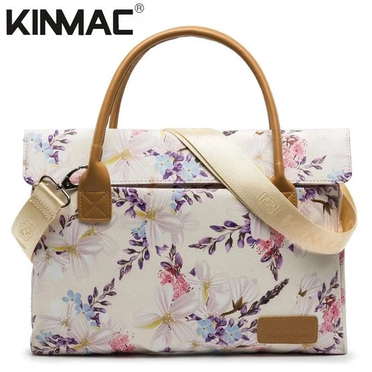 Kinmac Waterproof Laptop Bag for Women – Stylish Shoulder Messenger Case for 13.3, 14, 15.4 & 15.6 Inch MacBook Air/Pro & Notebooks