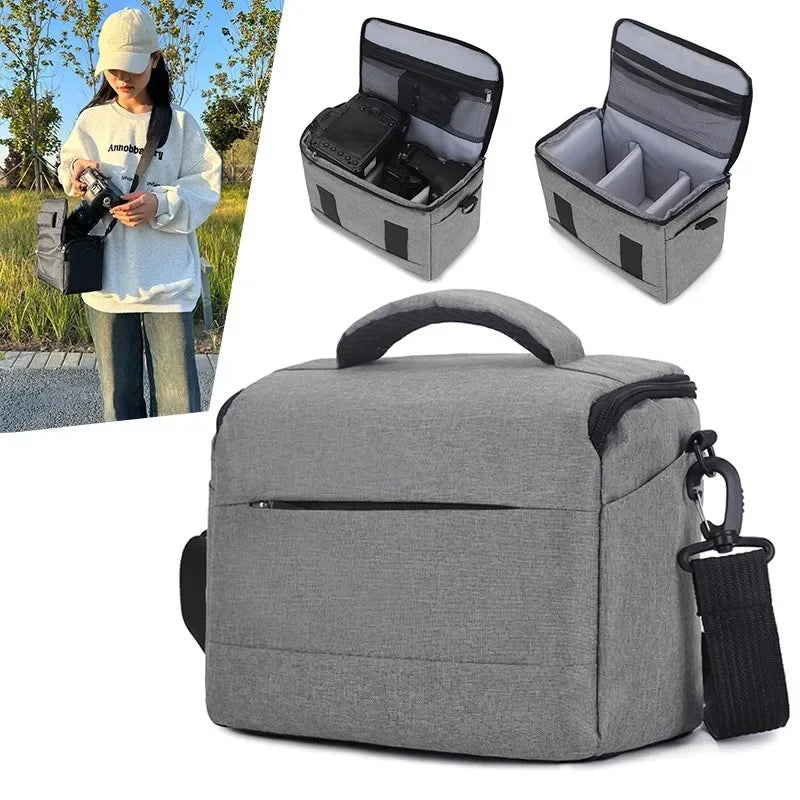 Tragbare DSLR-Kamera-Umhängetasche – Nylon-Umhängetasche für Sony-, Nikon-, Canon- und Panasonic-Geräte