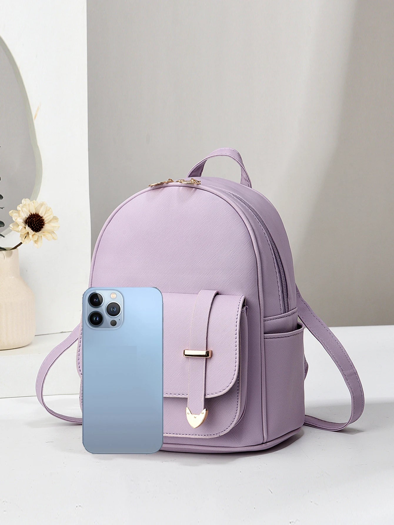 Fashion Mini Backpack for Women – Premium PU Leather, Lightweight & Compact for Everyday Carry"