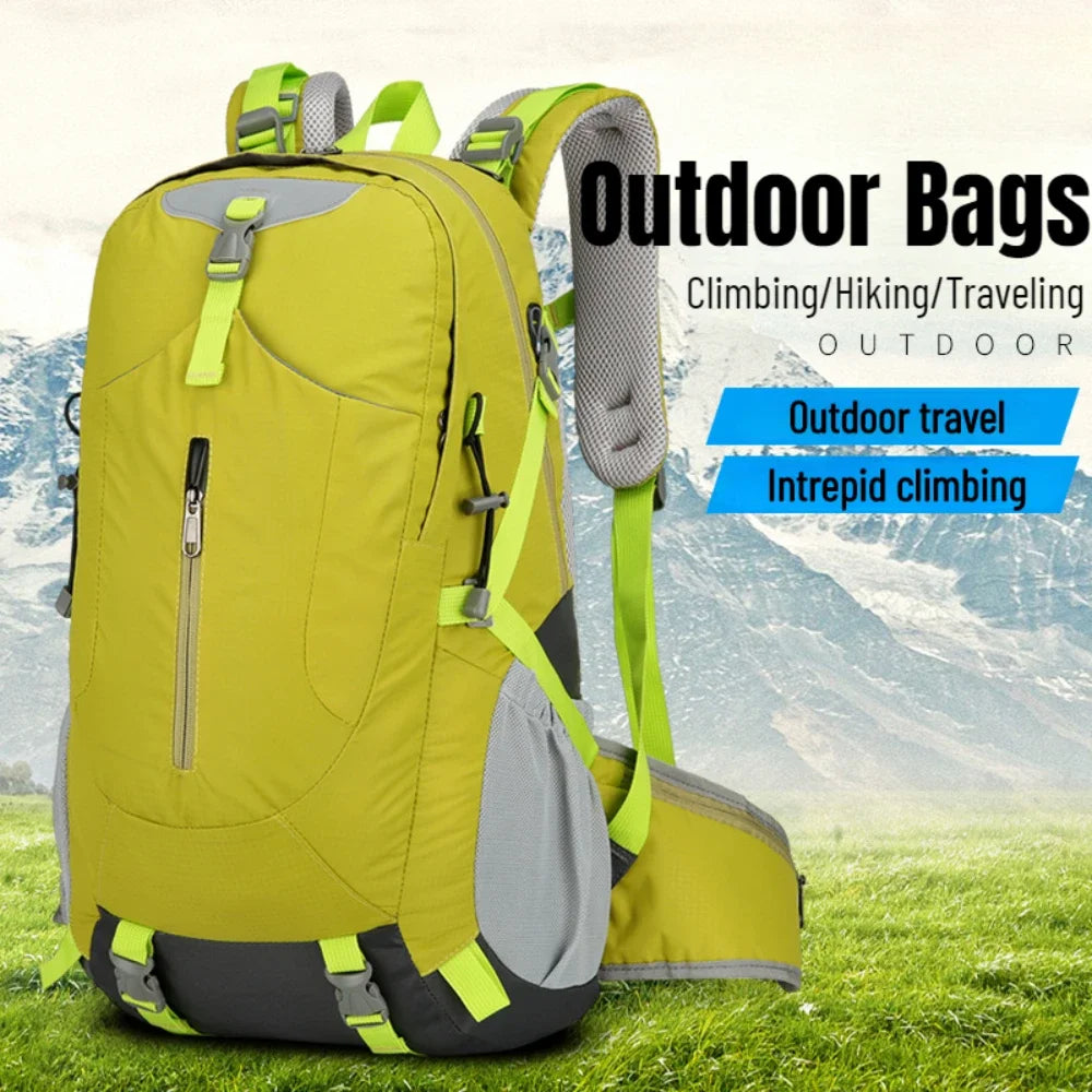 40L wasserdichter Wanderrucksack – Outdoor-Reise-Tagesrucksack für Camping, Trekking &amp; Klettern