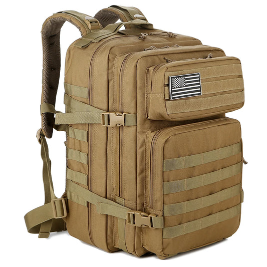Taktischer Militärrucksack für Herren – Robuster Jagd-, Camping- und Wanderrucksack mit Molle-System