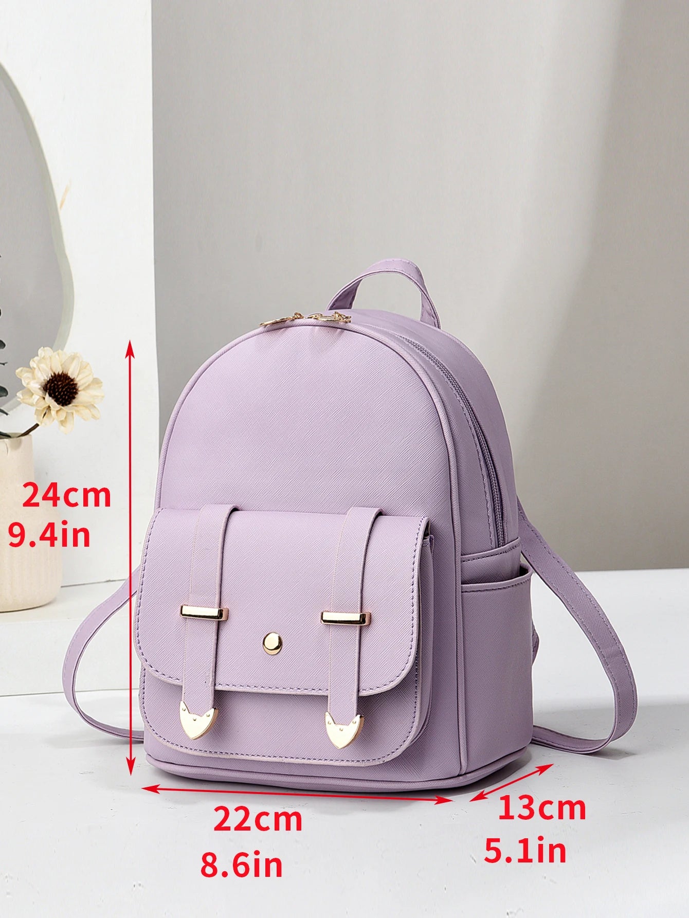 Fashion Mini Backpack for Women – Premium PU Leather, Lightweight & Compact for Everyday Carry"