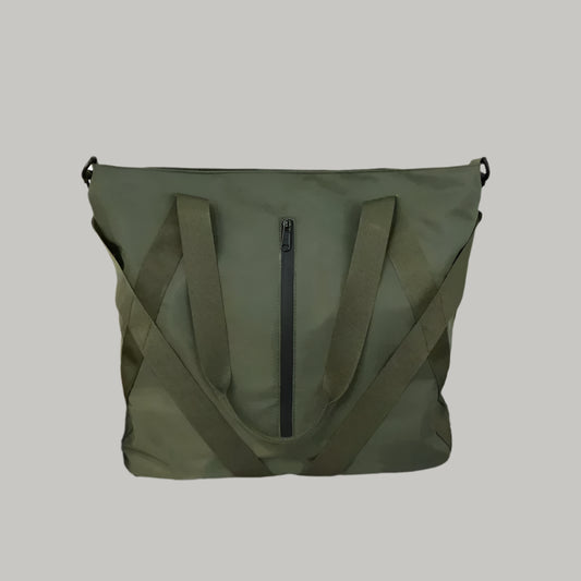 Large-Capacity Nylon Tote Bag – Retro Shoulder Bag for Women or Men, Travel & Everyday Use