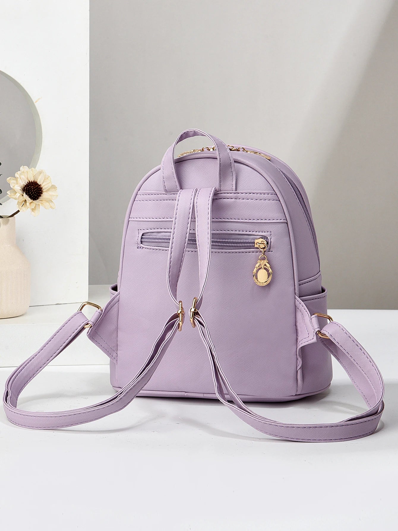 Fashion Mini Backpack for Women – Premium PU Leather, Lightweight & Compact for Everyday Carry"