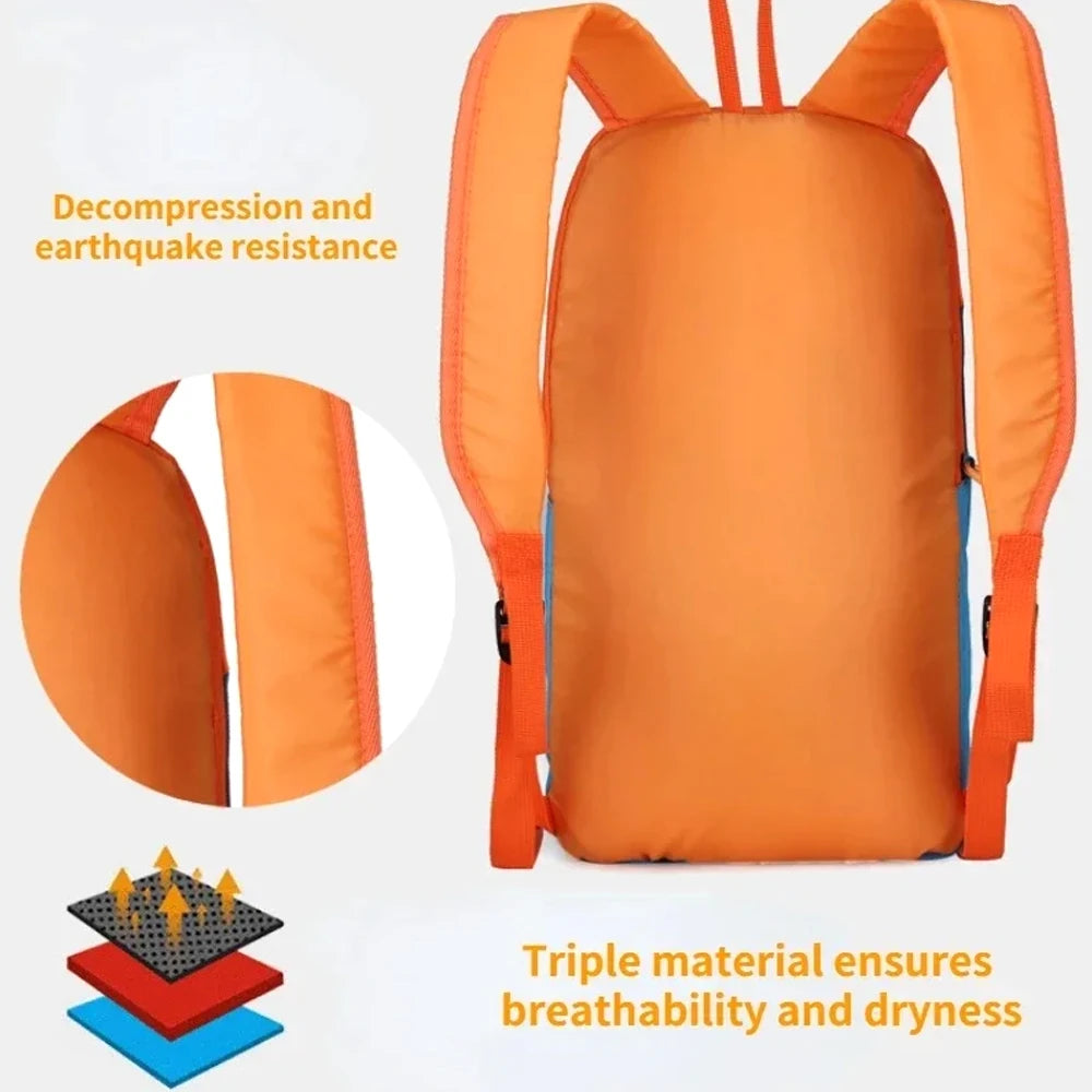 Kids Hiking Backpack – Lightweight Waterproof Daypack with Adjustable Straps, Multi-Pockets & Durable Design for Camping, Cycling, School & Travel