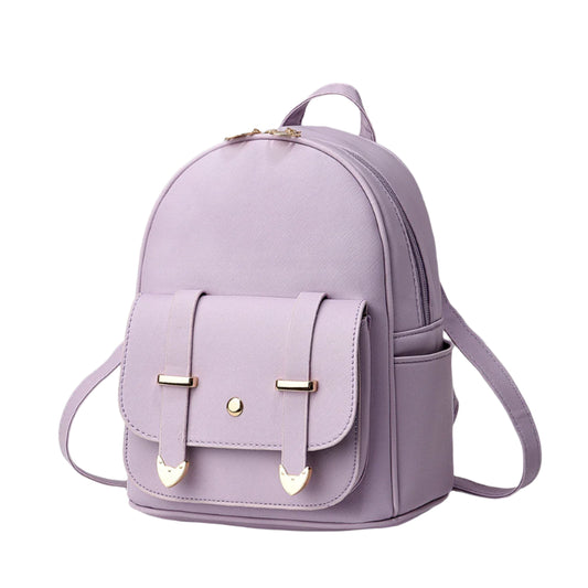 Fashion Mini Backpack for Women – Premium PU Leather, Lightweight & Compact for Everyday Carry"