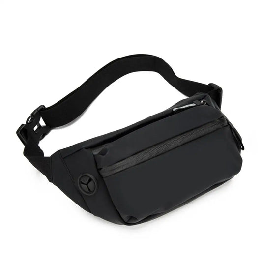 Unisex Waterproof Waist Bag Pack Adjustable Belt Pouch Multiple Compartments
